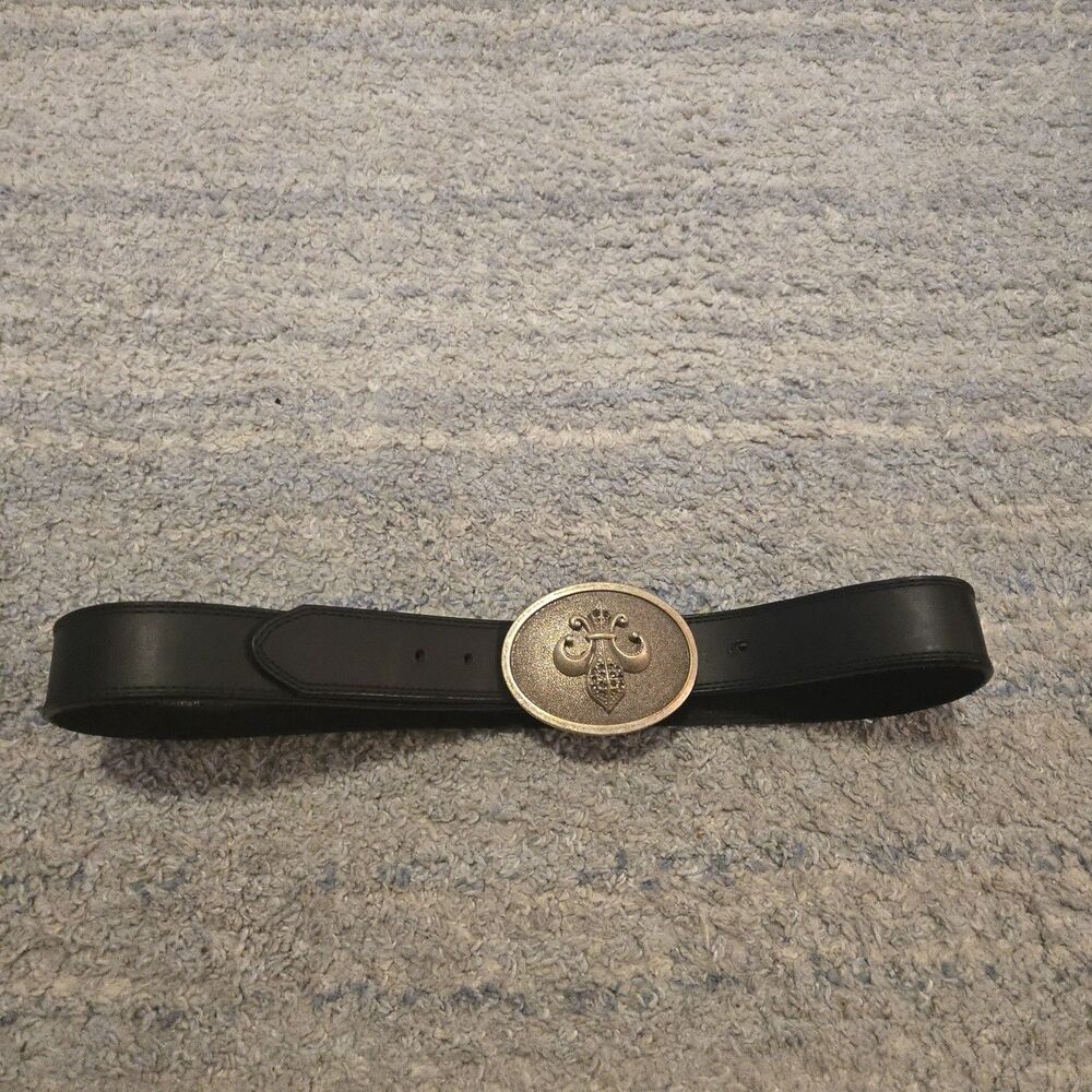 Red Wing Shoes Boots Genuine Leather Belt Black 96510 Size 40 Mens Made In USA